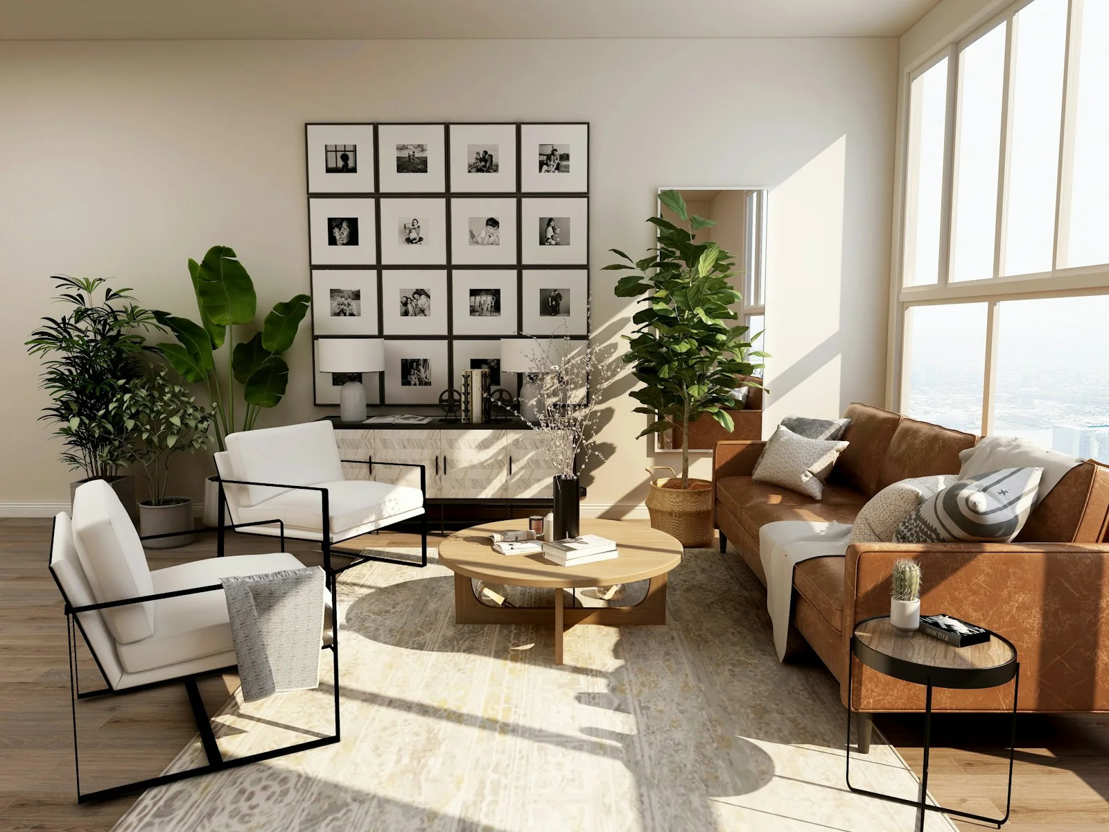 An inviting everyday living space