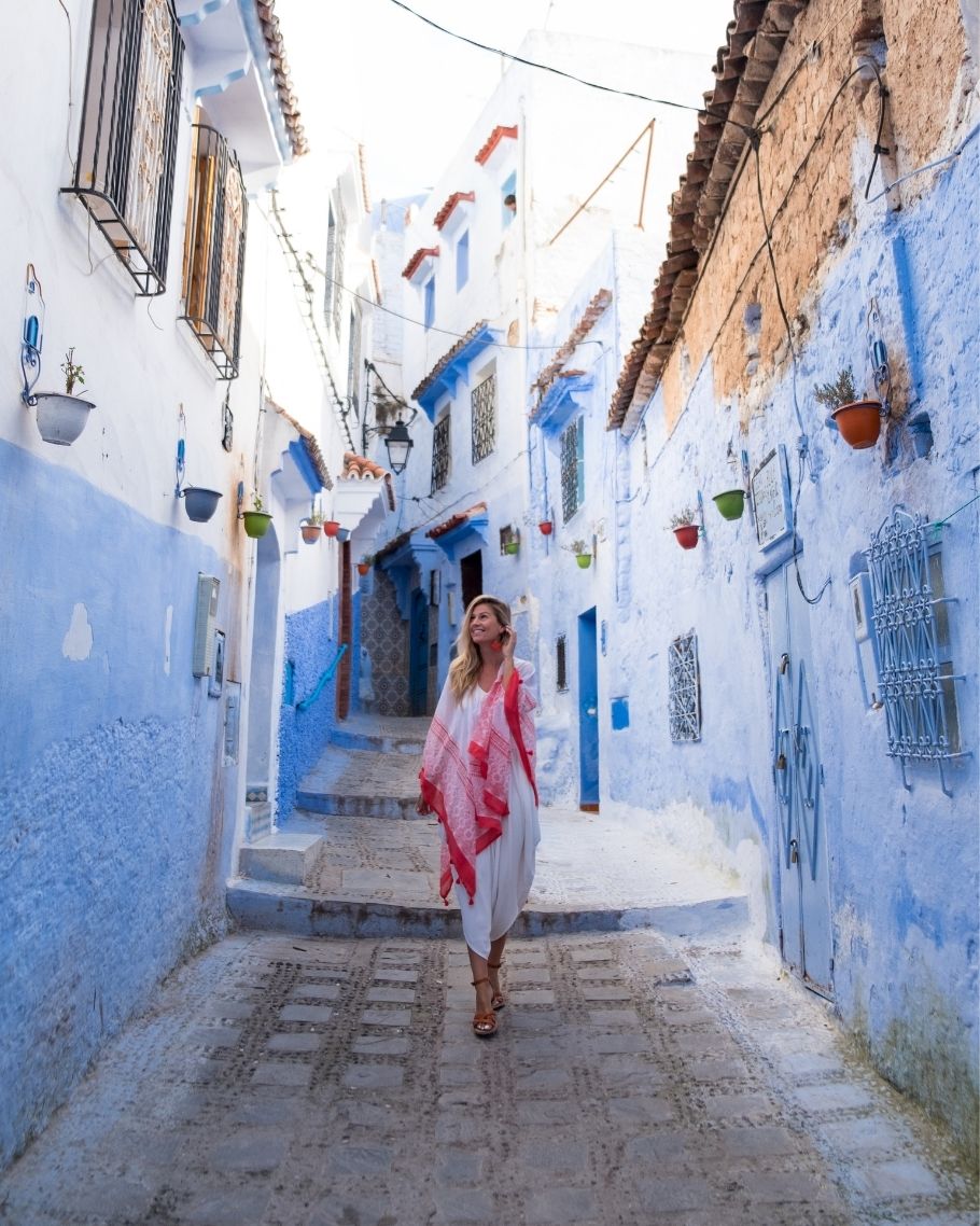 Chefchaouen Walking Stairs